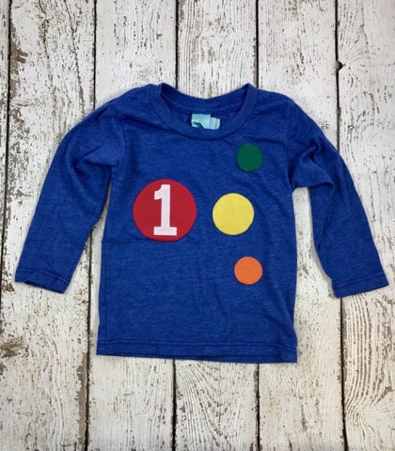 Ball party, ball shirt, primary colors, bouncy party, bouncing party, balls, children's clothing, boys shirt, girls shirt, birthday shirt Il_570xn