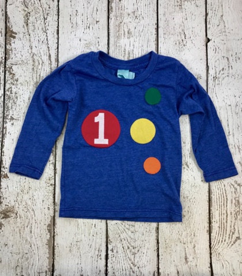 Ball party, ball shirt, primary colors, bouncy party, bouncing party, balls, children's clothing, boys shirt, girls shirt, birthday shirt image 1
