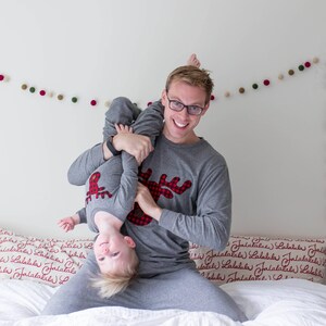 Family Christmas Pajamas, Buffalo Plaid Family Pajamas, *rush available* Matching Family Christmas pajamas , Custom Christmas Pajamas, pjs