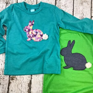 Custom Easter shirt, Hip Hop Easter Bunny Shirt, Easter t-shirt for children, Matching easter outfits for family, easter shirts for baby image 2