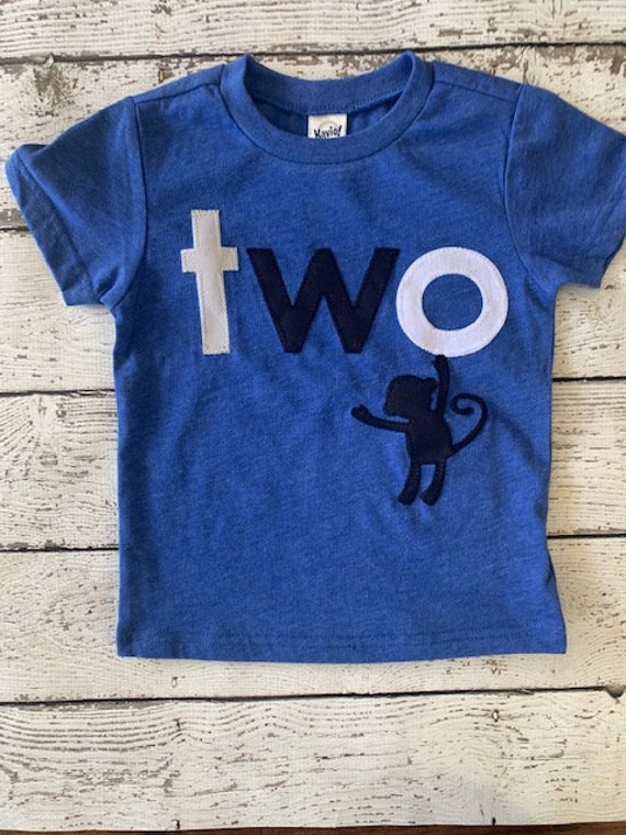 Monkey Birthday Shirt Organic Blend Monkey boys Birthday Tee custom birthday shirt Il_570xn