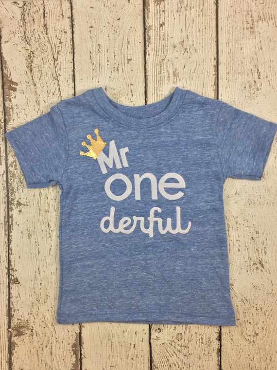 mr onederful shirt baby