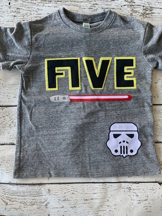 Boys birthday shirt, superhero party, light saber, sword, superhero birthday shirt, Birthday Shirt, childrens tee, boys shirt, trooper Il_570xn