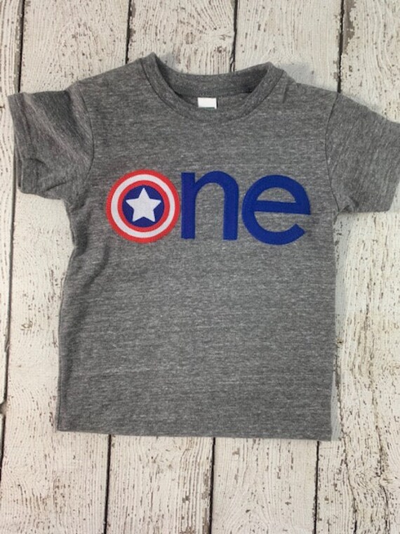 superhero 1st birthday shirt