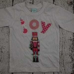 Camisa infantil de natal quebra-nozes menina camiseta feliz natal camisa personalizada manga longa bebê