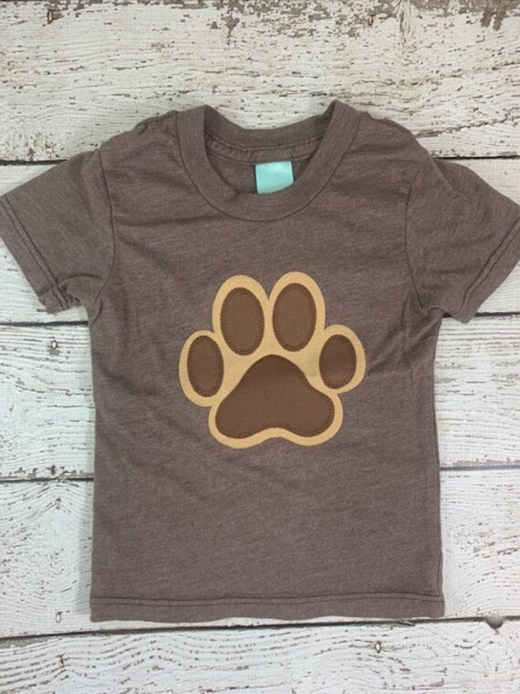 puppy party, paw shirt, paw party, dog party, dog birthday, birthday shirt, children's clothing, puppy paw decor, puppy decor, dog lover Il_570xn