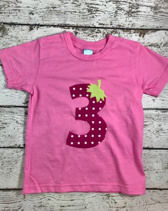 strawberry birthday outfit