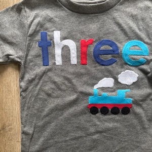 Train Birthday Shirt for any age, Choo Choo I&#39;m Two t-shirt, Chugga Chugga Tee, steam train party tank engine tshirt for boy party