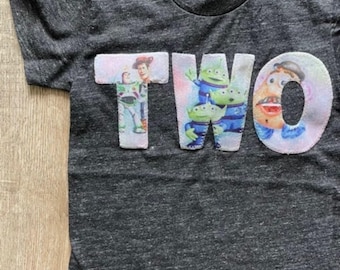 2 infinity and beyond, toy story shirt, buzz lightyear shirt, toy story birthday shirt, to infinity and beyond tee