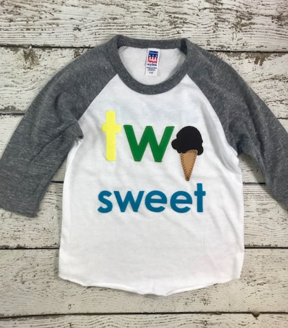 Ice cream party, two sweet shirt, 2 sweet, ice cream shirt, ice cream outfit, boy's birthday outfit, boy's shirt, ice cream birthday shirt Il_570xn