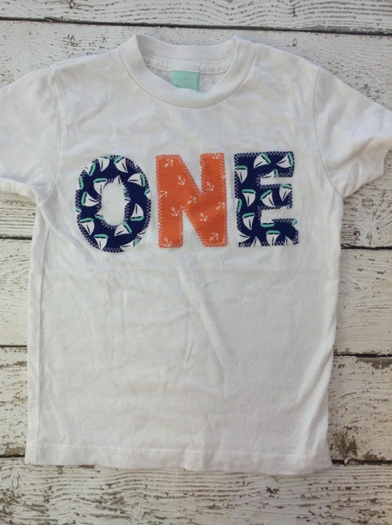 Nautical Theme Birthday Shirt Boat Tee on White Burnout Boys Birthday Shirt for birthdays one through four organic blend Il_570xn