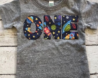 Space birthday shirt, astronaut shirt, space party, planets, rocket ship shirt, Space theme Birthday Shirt,  Toddler birthday