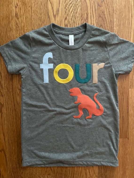 Dinosaur party, T-Rex Dinosaur Shirt Boys Birthday Tee Organic Shirt Blend Dinosaur Birthday, dinosaur invite, dinosaur decor, dino party Il_570xn