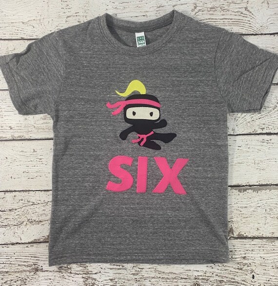 Ninja shirt girl's birthday shirt Ninja Shirt Karate Tae Kwon Do Birthday Tee Organic Blend Black Shirt girl power girls birthday shirt Il_570xn