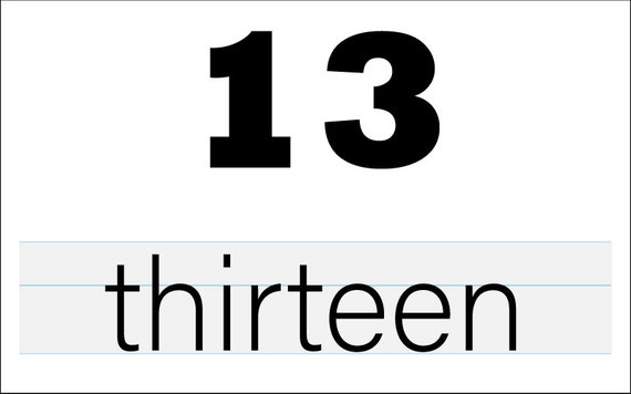 Additional letters for your lil threadz "THIRTEEN" Birthday Design Il_570xn