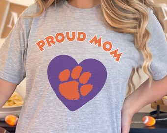 Proud Parent Mom Dad College Student Shirt - Custom School Logo Shirt for Mom, Dad, Grandparent - Personalized Any Schools Shirt for Parents