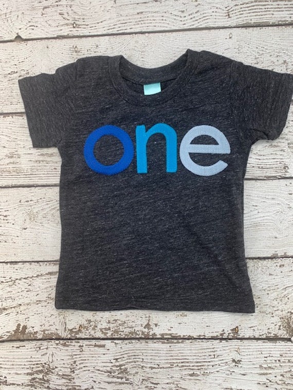 blue birthday theme, ombre, ombre birthday decor, shade of blue party decor, boy birthday shirt, blue birthday outfit, blue party, one shirt Il_570xn
