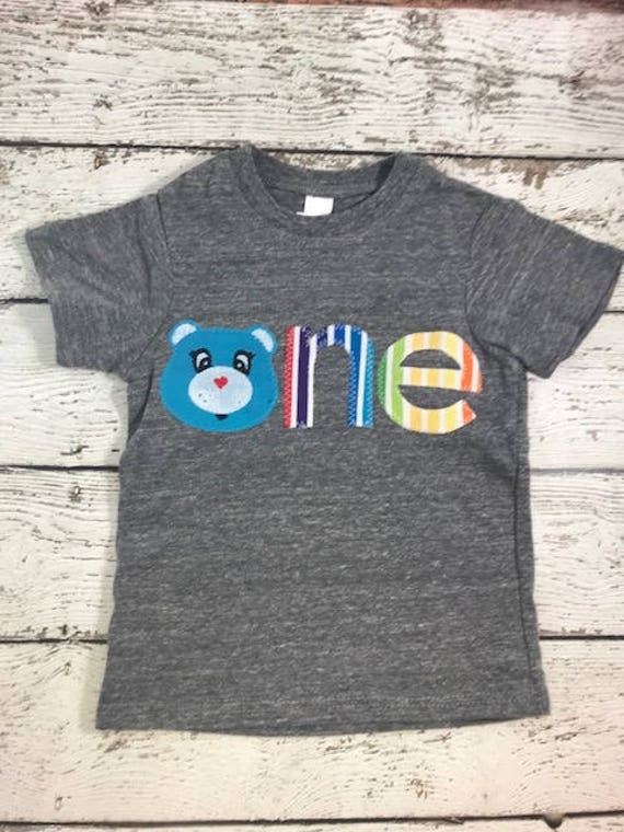 Rainbow Teddy Bear, First Birthday Boy Outfit Teddy, Rainbow Stripes with Customize Your Rainbow Teddy Bear, one, two, etc Il_570xn