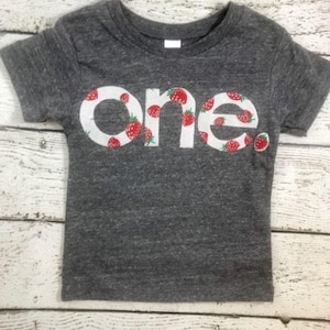 Strawberry birthday shirt, strawberry party, Girls Birthday Shirt, strawberry birthday decorations, strawberry outfit, first birthday shirt