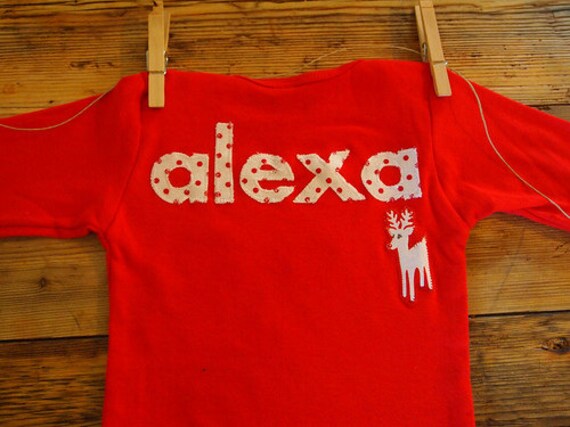 Personalized holiday shirt select your fabric preference and what you want the shirts to say chevron stripe deer etc toddler baby children Il_570xn