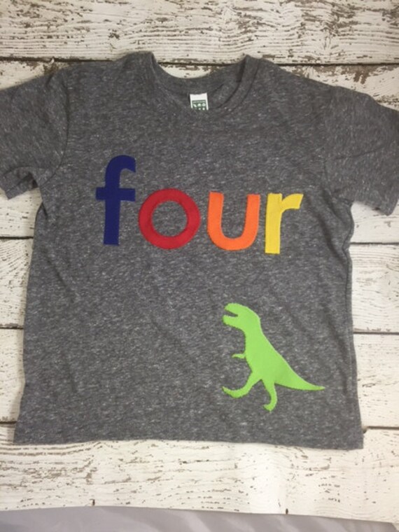 Dinosaur party, T-Rex Dinosaur Shirt Boys Birthday Tee Organic Shirt Blend Dinosaur Birthday, dinosaur invite, dinosaur decor, dino party Il_570xn