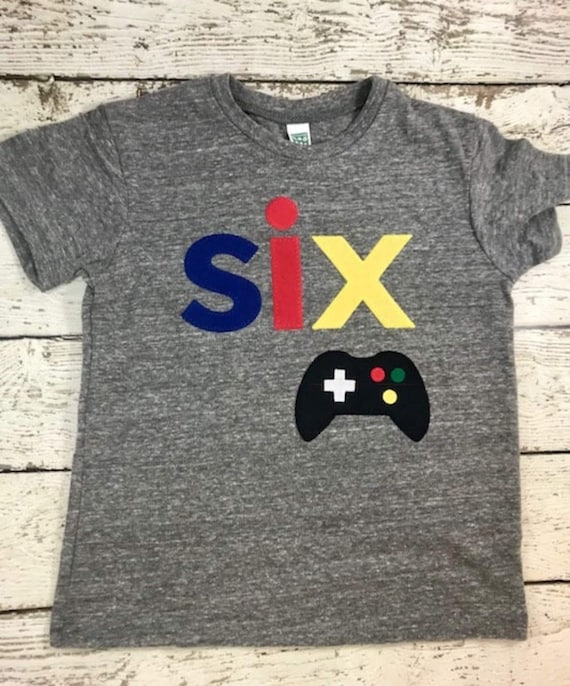 Gamer party, gamer shirt, videogame party, game controller birthday tee, gaming decor, video game decor, videogame lover, boys shirt