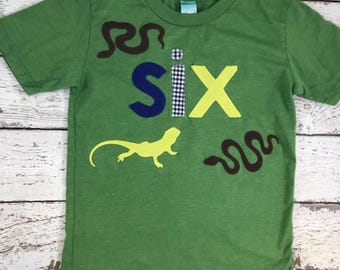 Reptile party, reptile birthday shirt, snakes, lizards, reptile birthday decor, lizard shirt, snake shirt, boys birthday shirt