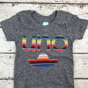 uno shirt, dos shirt, Fiesta party, sombrero, first fiesta, birthday shirt, mexican blanket, birthday fiesta, childrens tee, mexican party