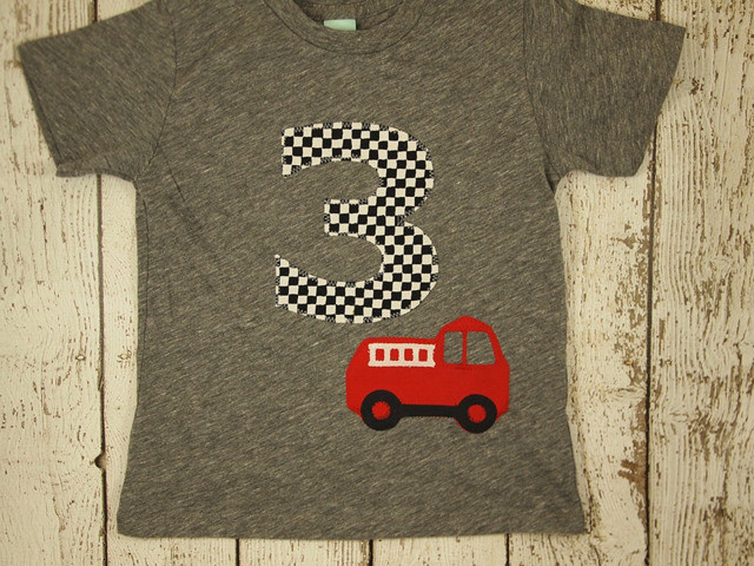 Fire Truck Birthday, Fire Truck Shirt, Fireman Party, Fire Truck Party