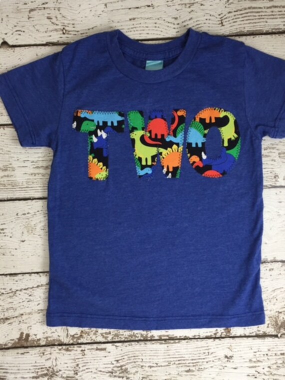 Two Birthday Shirt Boys, Dinosaur birthday shirt, Kids Custom Personalized Shirt Birthday, Dinosaur Birthday Tee, Second Birthday Shirt Il_570xn