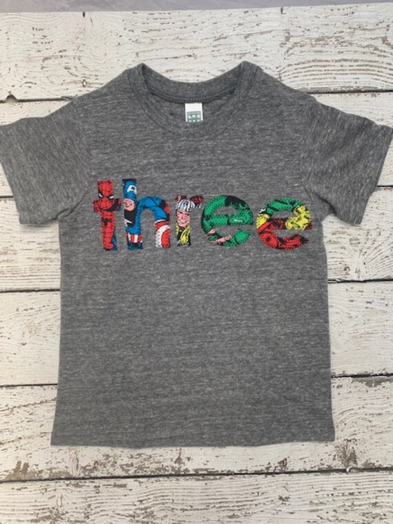 Superhero birthday shirt, superhero shirt, superhero party, superhero tshirt, boys birthday shirt, birthday shirt for boys, any birthday Il_570xn