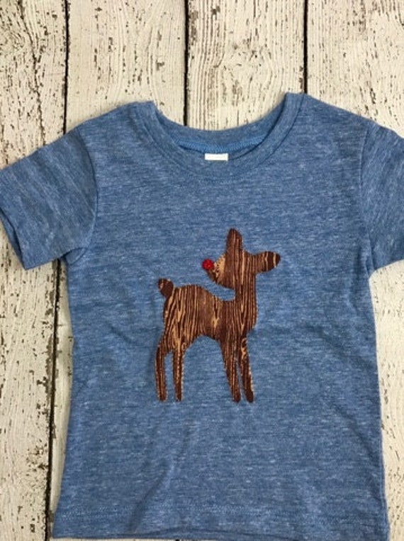 Christmas shirt, baby deer, retro Christmas shirt, infant tee, baby gift, first Christmas gift, Children's Christmas shirt, ready to ship Il_570xn