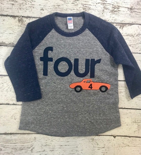 Vintage Race Car Birthday Shirt, Grand Prix Racing, Formula 1 Race Car, Championship Party, Raglan, Bumper Car Party, Test Car Drive Road Il_570xn