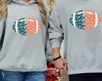 Sweat à capuche de l'équipe de football, sweat-shirt de l'équipe divisée, tenue pour le jour du match, maillot de sport pour fan rival, fidélité familiale de football House Divided