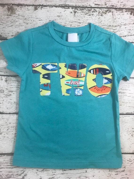 Boy Beach Themed Party, Luau Birthday Shirt, Tropical Tiki Surfboard, Nautical Fishing Theme, Second Birthday, Surfboard Custom Hawaii Shirt Il_570xn