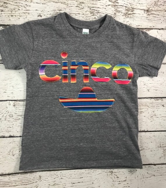 cinco birthday shirt, Spanish birthday shirt, Fiesta party, sombrero, birthday shirt, birthday fiesta, five shirt, children's tee Il_570xn