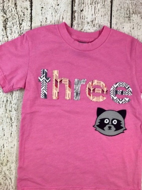 girls woodland themed shirt, Raccoon shirt woodland themed birthday shirt toddler tee forest animal boys girls tshirt arrows woodgrain plaid Il_570xn