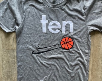 Birthday Boy Basketball T-Shirt | Custom Age Birthday Shirt | Basketball Birthday T-Shirt | Sports Birthday Shirt | Birthday Boy Shirt