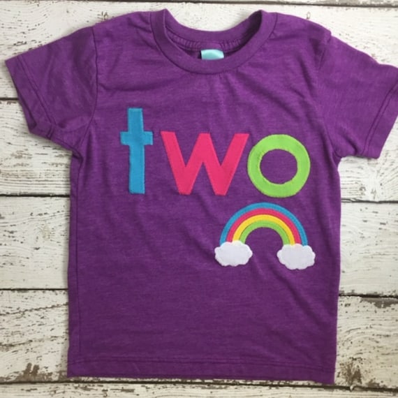 Rainbow birthday shirt, personalized, girls rainbow shirt, girls Birthday Shirt, rainbow Birthday, rainbow shirt, rainbow birthday, custom Il_570xn