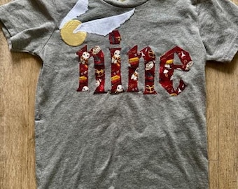 Wizardry Birthday shirt, Wizard School Shirt, Magical Wizard Sports T-Shirt,  Fantasy Game Ball Design Shirt, Unique Gift for Wizarding Fans