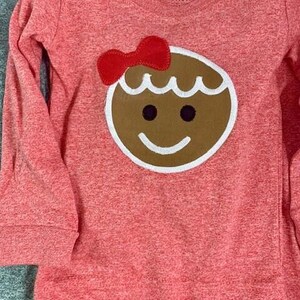 Children's Christmas Pajamas, Holiday Pajamas, Christmas pajama for family, plaid, gingerbread pajama image 6