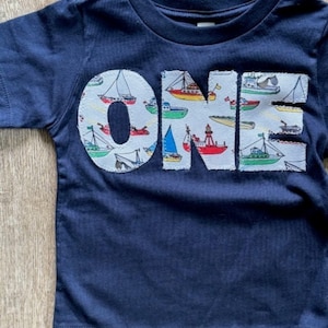 Nautical birthday outfit, nautical birthday party, Sailboat Birthday, nautical birthday decor, boat party, boys birthday shirt, 1st birthday