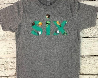 Gamer Geburtstags-Shirt, Gaming-Party, Gamer-Shirt, Videospiel-Party, Geburtstags-T-Shirt, Geburtstags-T-Shirt, Videospiel-Dekor, Videospiel-Liebhaber, Jungs-Shirt