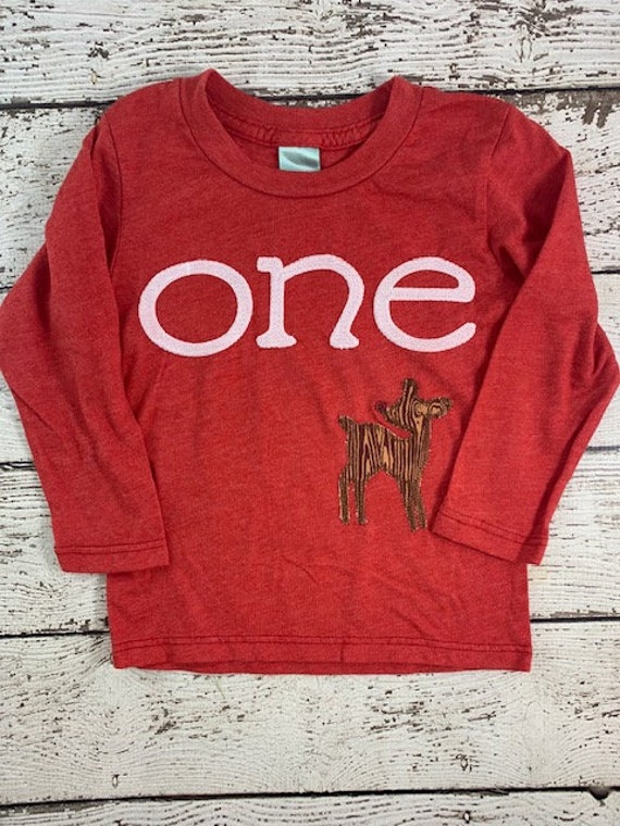 First birthday shirt, baby deer, woodland party, Woodland shirt , woodgrain, first Christmas shirt, Christmas baby shirt Il_570xn
