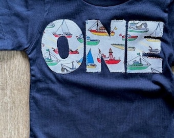 Nautical birthday outfit, nautical birthday party, Sailboat Birthday, nautical birthday decor, boat party, boys birthday shirt, 1st birthday