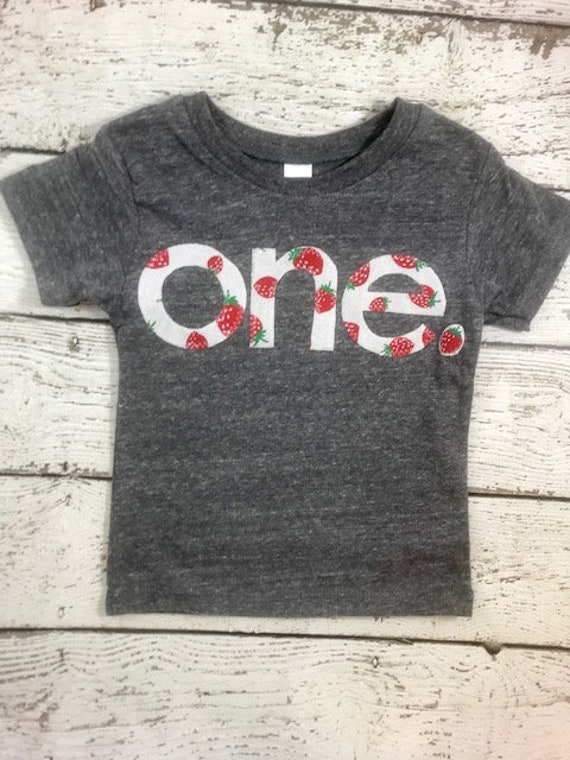 Strawberry birthday shirt, strawberry party, Girls Birthday Shirt, strawberry birthday decorations, strawberry outfit, first birthday shirt Il_570xn