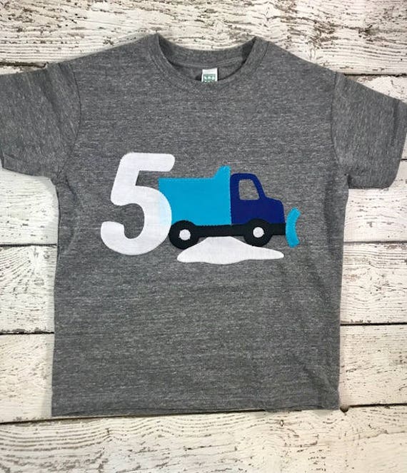 Snow plow, Snow truck, snow, winter party decor, winter sports, boys birthday shirt, boys tshirt, birthday shirt Il_570xn