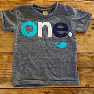 Whale Birthday Shirt, Oneder the Sea Birthday Shirt, Under The Sea Birthday, Nautical Birthday Tee, Sea Animals, Boy 1st Birthday Outfit