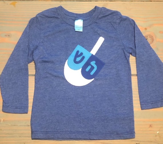 Hanukkah Shirt for kids- Chanukah shirt- Hanukkah Gift - kids Hannukah shirt - custom Hannukah shirt - Dreidel shirt for kids - custom tee Il_570xn