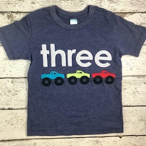 Monster Truck Shirt, race check, monster truck Birthday Tee, monster truck party, monster truck birthday, Boys Birthday Shirt birthday jam image 1